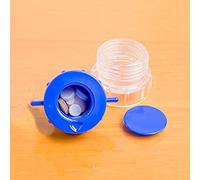 ZoraYorce Polverizzatore per compresse, Polverizzatore per medicine, Vassoio di immagazzinaggio, piccolo trituratore per pillole, mulino, polvere per pillole medicinali per vitamine per la casa