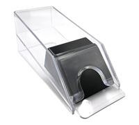 ZoraYorce Porta carte da gioco per 4 mazzi in acrilico trasparente | Scarpa porta carte per gioco d'azzardo in famiglia; supporta la pratica della tecnica del blackjack a casa o in