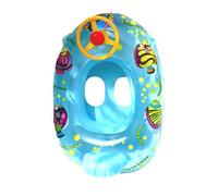 ZoraYorce PVC Anti-Rollover Float with Steering Wheel Thickened Cute Baby | Galleggiante antiribaltamento in PVC con volante Materassino da bagno giocattolo per bambini carino per ragazze e ragazzi