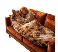 ZoraYorce Sacco a pelo per gatti, per persone, un sacco a pelo comodo e morbido, perfetto per il campeggio e per un pisolino nel pomeriggio, sacco a pelo per adulti, 80 x 175 cm