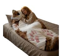 ZoraYorce Sacco a pelo per gatti, per persone, un sacco a pelo comodo e morbido, perfetto per il campeggio e per un pisolino nel pomeriggio, sacco a pelo per adulti, 80 x 175 cm