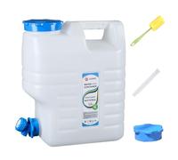 ZoraYorce Serbatoio acqua da 12 l con rubinetto, secchio per acqua potabile, grande capacità, dispenser per acqua, supporto per escursioni all'aria aperta