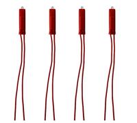 ZOREI Lampada LED Luce Spia 230V 0.5W, Compatibile con Bticino Axolute, Compatibile con Bticino Living Now (4 Pezzi, Rosso)