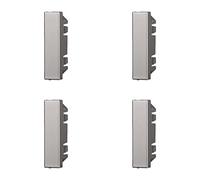ZOREI Serie Civile Compatibile Con Bticino Axolute (Copriforo Mezzo Modulo, Grigio)