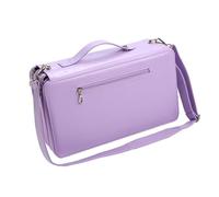 ZORESCOLEO 120 slot di grande capacità multi-strato Marker Case con tracolla in pelle Art Marcatori Borsa da trasporto Organizzatori, A, as the pic show