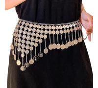 ZORESCOLEO 2000 Frange Regolabile Catena Vita Hip Belly Dance Gioielli Per Le Donne Stage Show Partito E Vacanza Outfit