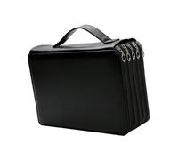 ZORESCOLEO Astuccio ad alta capacità con 252 scomparti con chiusura a cerniera, astuccio per studenti artisti, astuccio portamatite di grande capacità, Nero , as the pic show