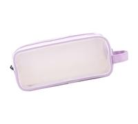 ZORESCOLEO Astuccio multifunzione trasparente per penne e penne per esami, grande capacità, borsa da viaggio per cosmetici, per studenti, ragazze e ragazzi, A, as the pic show