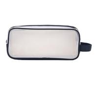 ZORESCOLEO Astuccio multifunzione trasparente per penne e penne per esami, grande capacità, borsa da viaggio per cosmetici, per studenti, ragazze e ragazzi, Nero , as the pic show