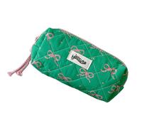 ZORESCOLEO Astuccio portapenne di grande capacità, 19 x 8,6 x 7,6 cm, con cerniera, grande scomparto per donne, studenti, ufficio, scuola, Verde, as the pic show