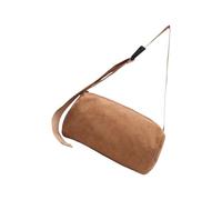 ZORESCOLEO Borsa a tracolla casual morbida per le donne Borsa a tracolla in nylon di grande capacità con tracolla regolabile e tasche multiple, cachi, AS the pic show