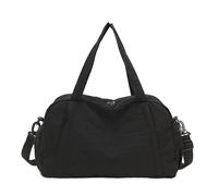 ZORESCOLEO Borsone impermeabile con scomparti per palestra, sport, con tasche multiple, tracolla regolabile per allenamento da viaggio OXF, Nero , AS the pic show