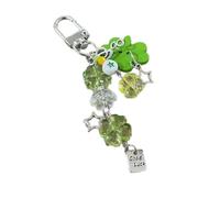 ZORESCOLEO Cordino per telefono con ciondolo a forma di pianta e quadrifoglia, adatto per studenti e giovani donne in cerca di fascino