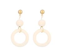 ZORESCOLEO Orecchini pendenti a forma di fiore geometrico, stile vintage, da spiaggia, per donne alla moda, gioielli per tutti i giorni, as the pic show, rafia