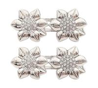 ZORESCOLEO Spilla regolabile in vita con strass scintillanti per pantaloni, design in lega non cucito, as the pic show, lega, diamanti sintetici