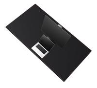ZORESYN Tappetino per mouse da gaming - 1500x700mm Sottomano da Ufficio - Bordi cuciti, Base in Antiscivolo, Superficie in pelle PU, Adatto a Tastiere e Mouse, Computer e Portatili - Nero