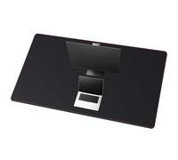 ZORESYN Tappetino per mouse da gaming - 1600x800mm Sottomano da Ufficio - Bordi cuciti, Base in Antiscivolo, Superficie in pelle PU, Adatto a Tastiere e Mouse, Computer e Portatili - Nero