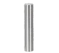 zorfar 304 Stainless Steel Full Thread Bulkhead Pipe Fitting, BSP Thread 1/8"~2", Length 30-150mm, Lock Nut Type Connector for Water Tank Aquarium 1PCS(35mm,1/2")