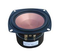 zorfar Altoparlante Hifi Mid Bass Woofer da 4 pollici 40W 4/8Ohm Altoparlante audio for bassi di fascia media 25 Core Altoparlante da scaffale for la casa fai da te 1 pezzo(1Pc 4Ohm Square)
