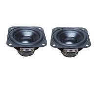 zorfar Altoparlante tweeter midrange woofer da 2,75 pollici 6 Ohm 15 W Full Range in alluminio con bacino HIFI for home theater fai da te(2PC)