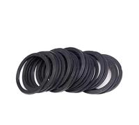 zorfar Guarnizione in gomma impermeabile O-ring rondella forma rotonda isolata for connettore pressacavo in plastica di nylon nero(PG11,Quantity 10pcs)