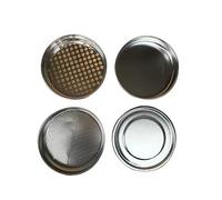 zorfar Setaccia di campionamento del mais di soia Setacciare il setaccio del foro rotondo dell'alluminio Setacciare il setaccio diam.22 cm Apertura 3.0mm 12mm Coperchio e fondo