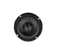 zorfar Unità altoparlante subwoofer da 50 W, 3 pollici, bassi profondi, altoparlante a bassa frequenza in fibra di vetro HIFI for home theater fai da te, 1 pezzo(4Ohm-1PC-BK)