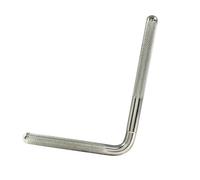 Zorfeter 10 mm di diametro in acciaio cromato corto L-Rod Tom Holder Drum Set Percussioni Accessori