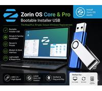 Zorin OS Core Bootable USB 8 GB - Installazione Linux live e alternativa a...