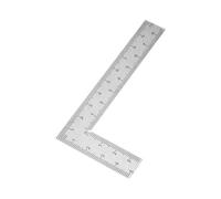 Zorlun 1-5 Pezzi Mini L Shape Ruler Strumento di misurazione del Layout Quadrato in Acciaio Inossidabile 90 Righello tornitura precisione for calibri intelaiatura edifici(5x10cm,5PCS)