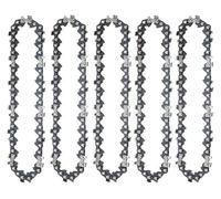 Zorlun 4 6 8 pollici Mini catene for motosega in acciaio 1/4 Motoseghe elettriche Accessorio Catene Sostituzione elettrica Motosega(5pcs 6-inch Chain)