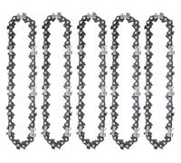 Zorlun Catena for motosega da 1/4, 4/6/8 pollici, mini catene for in acciaio, for motoseghe elettriche, accessori, sostituzione, elettrica(5pcs 4-inch Chain)