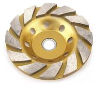 Zorlun Disco a tazza for rettifica con segmento diamantato da 80/100/125/150/180 mm for calcestruzzo, granito, pietra, ceramica, mola taglio 1 pcs(80x20mm)
