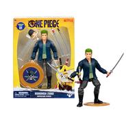 Zoro One Piece (15,24 cm) con 5 accessori, contiene sciabole intercambiabili, un