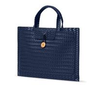 ZoRoll 13.3-14 Pollici Custodia Borsa, PU Pelle Borsa per Computer Notebook da 16", Custodia per Laptop MacBook Air Pro 13 M4 M3 M2 M1, DELL Lenovo HP Sony Acer ASUS -(Blu scuro)