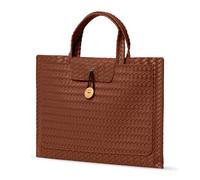 ZoRoll 15-16 Pollici Custodia Borsa, PU Pelle Borsa per Computer Notebook da 16", Custodia per Laptop MacBook Air Pro 13 M4 M3 M2 M1, DELL Lenovo HP Sony Acer ASUS -(Marrone)