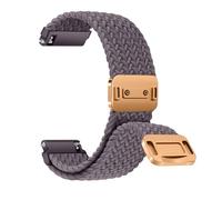 ZoRoll 20mm Nylon Cinturino per Amazfit Active 2/Active/GTS 4/4 Mini/3/2/2e/GTR/Bip 3/3 Pro, Magnetica Chiusura Regolabile Cinturini, Sportivo Ricambio per Garmin Vivoactive 6/5 - Viola 83#
