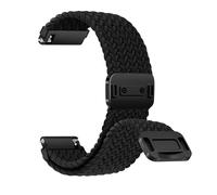 ZoRoll 20mm Nylon Cinturino per Amazfit Active 2/Active/GTS 4/4 Mini/3/2/2e/GTR/Bip 3/3 Pro, Magnetica Chiusura Regolabile Cinturini, Sportivo Ricambio per Garmin Vivoactive 6/5 - Nero 5#