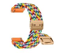 ZoRoll 20mm Nylon Cinturino per Amazfit Active 2/Active/GTS 4/4 Mini/3/2/2e/GTR/Bip 3/3 Pro, Magnetica Chiusura Regolabile Cinturini, Sportivo Ricambio per Garmin Vivoactive 6/5 - Colorato W75#