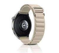 ZoRoll 22mm Cinturino per Huawei Watch GT 6/GT5 46mm/GT6 Pro/gt4/gt3/Ultimate2/Buds, Nylon G-Hook Regolabile Sportivo Bracciale per Huawei Watch 5-46mm /4/4 Pro/3/3 Pro- Bianca