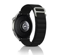 ZoRoll 22mm Cinturino per Huawei Watch GT 6/GT5 46mm/GT6 Pro/gt4/gt3/Ultimate2/Buds, Nylon G-Hook Regolabile Sportivo Bracciale per Huawei Watch 5-46mm /4/4 Pro/3/3 Pro - Nero