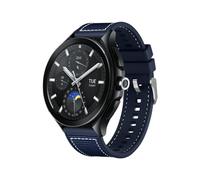 ZoRoll 22mm Cinturino per Xiaomi Watch S4/Redmi Watch 5 Active/5 Lite/Xiaomi Watch S3/Watch 2/2 Pro, Nylon Intrecciato Regolabile Morbido Silicone Sportivo Cinturino per Amazfit Bip 5 - Blu Navy