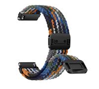 ZoRoll 22mm Nylon Cinturino per Garmin Venu 3/Forerunner 265/255/255 Music, Magnetica Chiusura Regolabile Cinturini, Sportivo Ricambio per Garmin Vivoactive 4/Active - Colore denim 50#