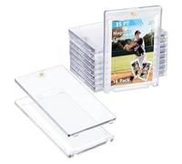 Zorplex 16 Pezzi Magnetic Trading Card Holder, 35Pt Carte Cornici Magnetiche, Bustine Protettive Protezione uv Custodie Rigidi Card Sleeves Compatibile per Yugioh
