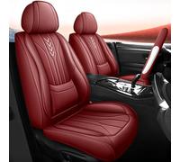 ZORQ Set Completo Pelle Coprisedili Auto per Audi A5 Coupe 8T3/B8 2007 2008-2016 Morbido Traspirante Impermeabili Resistente Eleganti Interno Accessori, Wine Red