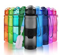 ZORRI Bottiglia d'Acqua Sportiva - 1000ml-32oz Borraccia Sportiva, a Prova di perdite, Riutilizzabile Senza BPA tritan plastica Detox Bottiglie Acqua per Palestra, Sport, Yoga,la Corsa, Viaggio