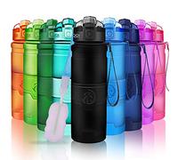 ZORRI Bottiglia d'Acqua Sportiva - 500ml/17oz Borraccia Sportiva, a Prova di perdite, Riutilizzabile Senza BPA tritan plastica Detox Bottiglie Acqua per Palestra, Sport, Yoga,la Corsa, Viaggio