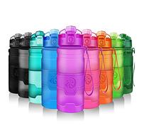 ZORRI Bottiglia d'Acqua Sportiva Senza BPA - Riutilizzabile Borraccia in plastica tritan 700ml/24oz, Ideale Bottiglie per Bambini, Scuola, Ufficio, Bici, Calcio, Fitness, Yoga a Prova