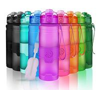 ZORRI Bottiglia d'Acqua Sportiva Senza BPA - Riutilizzabile Borraccia in plastica tritan 700ml/24oz, Ideale Bottiglie per Bambini, Scuola, Ufficio, Bici, Calcio, Fitness, Yoga a Prova