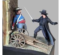 zorro and sergeant garcia i. 54 mm only figures
